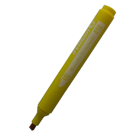 Marcador grueso permanente 418 amarillo Pelikan