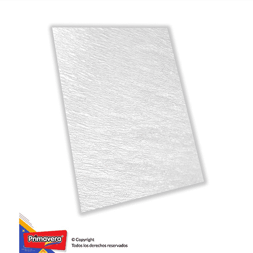 Papel crespón sencillo blanco Primavera