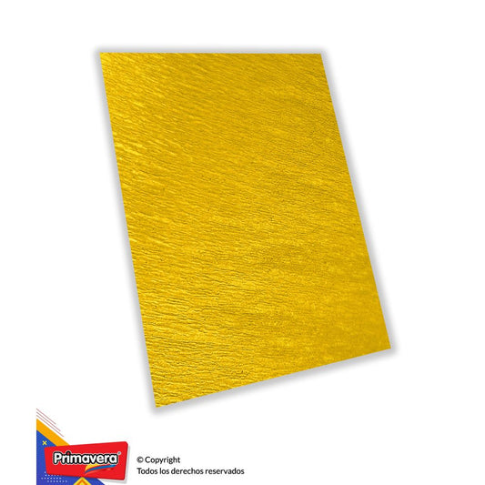 Papel crespón sencillo amarillo bandera Primavera