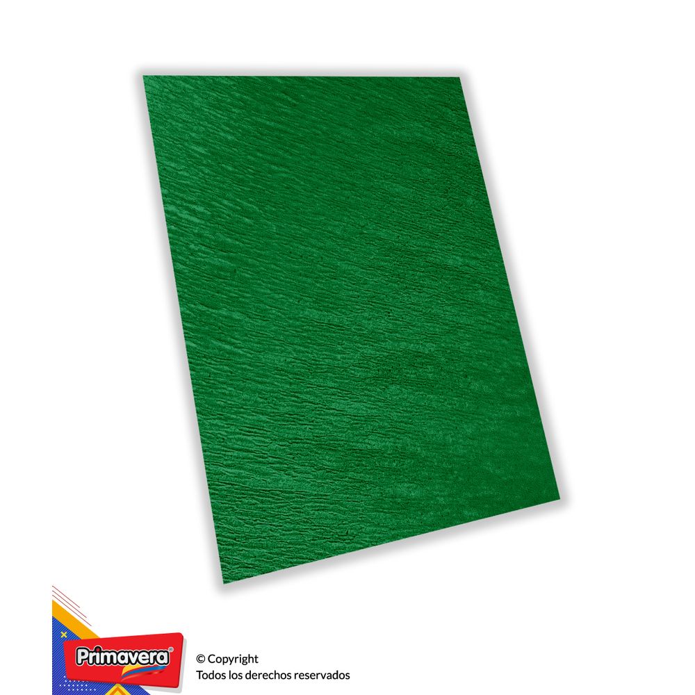 Papel crespón sencillo verde oscuro Primavera