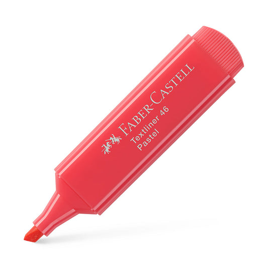 Resaltador grueso plano pastel textliner 46 durazno Faber-Castell