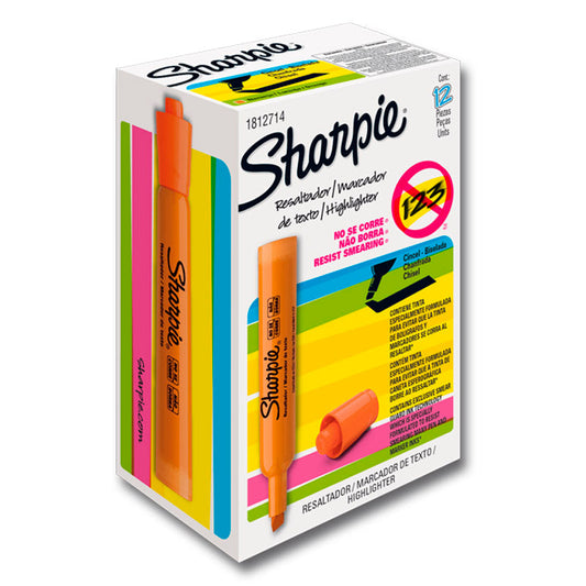 Resaltador grueso naranja Sharpie