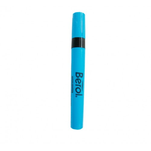 Resaltador grueso azul Berol