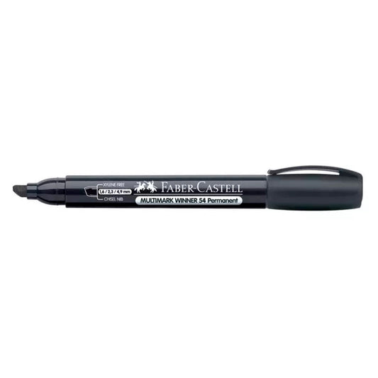 Marcador grueso permanente multimark whiner 54e negro Faber-Castell