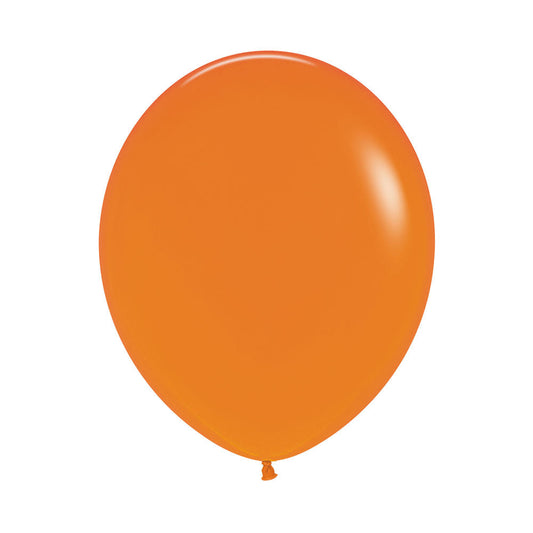 Globos r9 x12 fashions naranja Sempertex