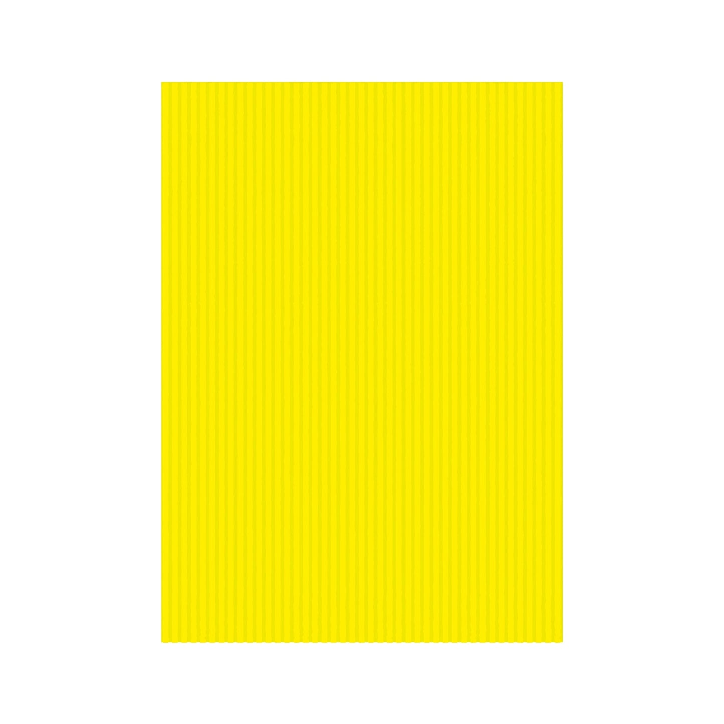 Cartón micro corrugado color amarillo bandera 50 x 70