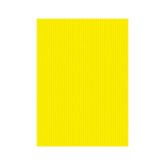 Cartón micro corrugado color amarillo bandera 50 x 70