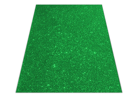 Fomi escarchado lámina 56x43 verde navidad