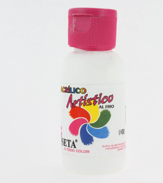 Pintura acrílica artística blanco 60c Roseta