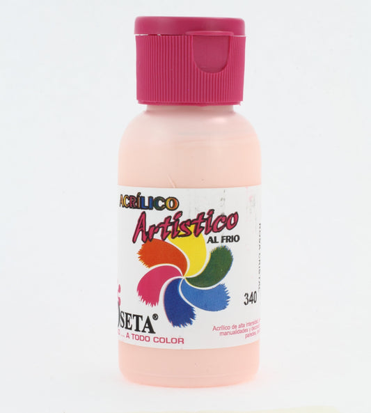 Pintura acrílica artística rosa cristal 60c Roseta